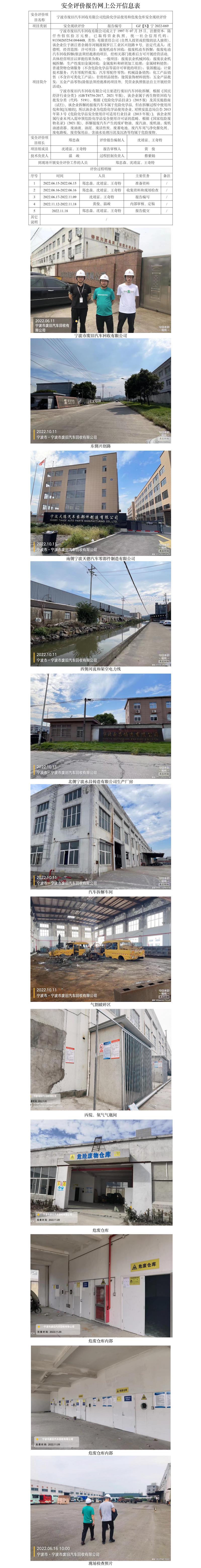 GZ【X】宁2022-069宁波市废旧汽车回收有限公司危险化学品使用和危废仓库安全现状评价网上信息公开表.jpg
