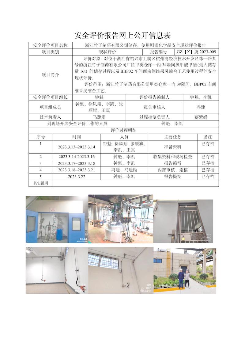 GZ【X】虞2023-009浙江竹子制药有限公司储存、使用剧毒化学品安全现状评价报告网上信息表_01.jpg