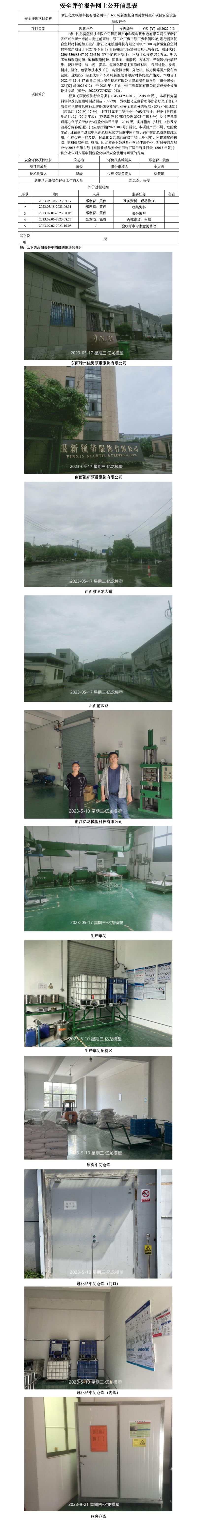 GZ[Y]嵊2022-013浙江亿龙模塑科技有限公司年产600吨新型复合塑封材料生产项目安全设施验收评价网上公开信息表.jpg