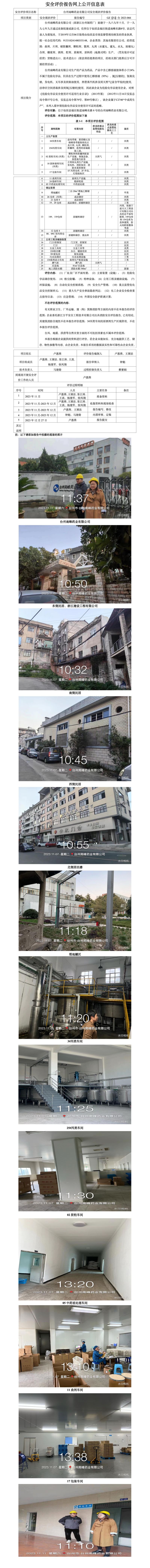 GZ【X】台2023-066台州南峰药业有限公司安全现状评价报告网上公开信息表_01.jpg